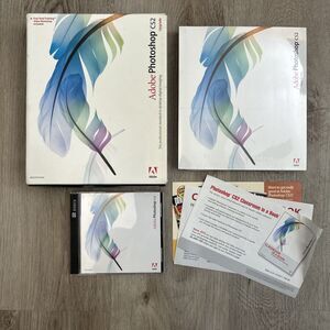 Adobe PhotoShop CS2 Upgrade Mac OS w/ Training Video & User Guide Mint Discs